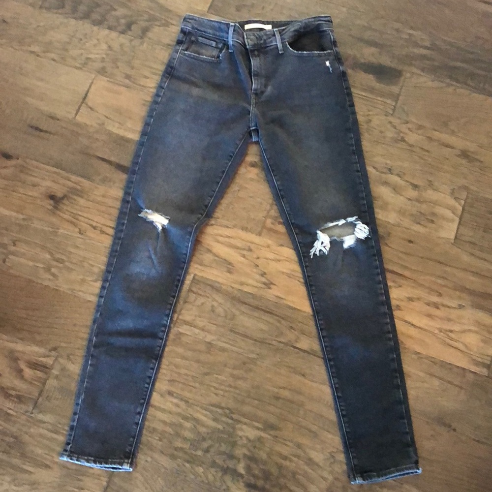 Levi’s 721 HiRise Skinny Black Denim Jeans